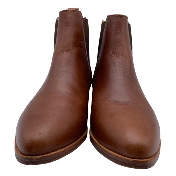 Nisolo Boot Everyday Chelsea All Leather Brandy Brown Ankle Pull On Size 8 - Picture 6 of 13